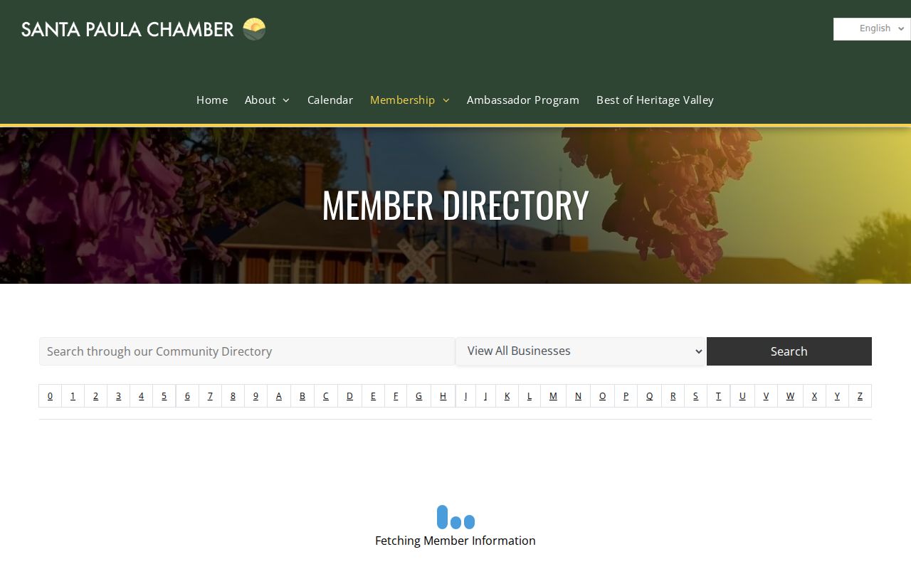 Santa Paula people directories Chamber member listing